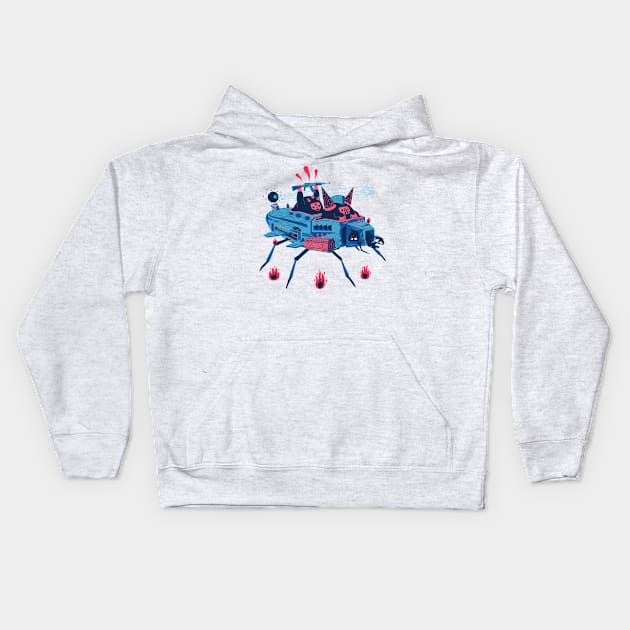 War Machines 01 Kids Hoodie by Galekto